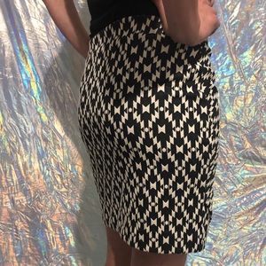 H&M geometric pattern skirt